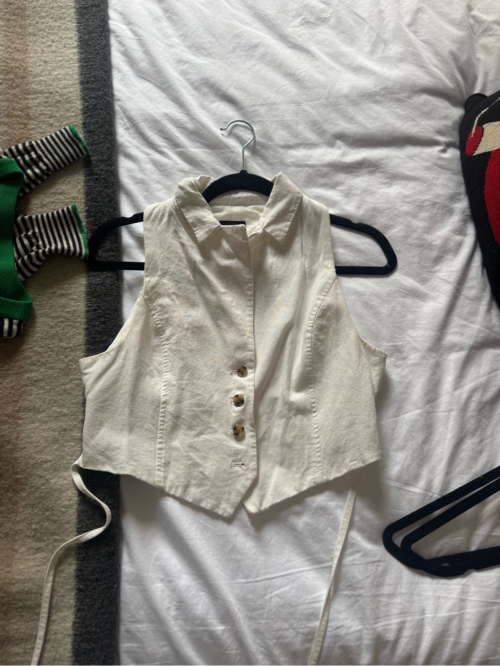 Zara shirt with tie back
